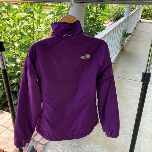 The North Face 3 in 1 Hyvent Hooded Womens Jacket POP OF PURPLE COLOR Size S - Picture 5 of 13